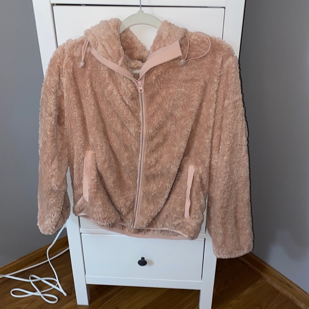 Zyia fuzzy zip up